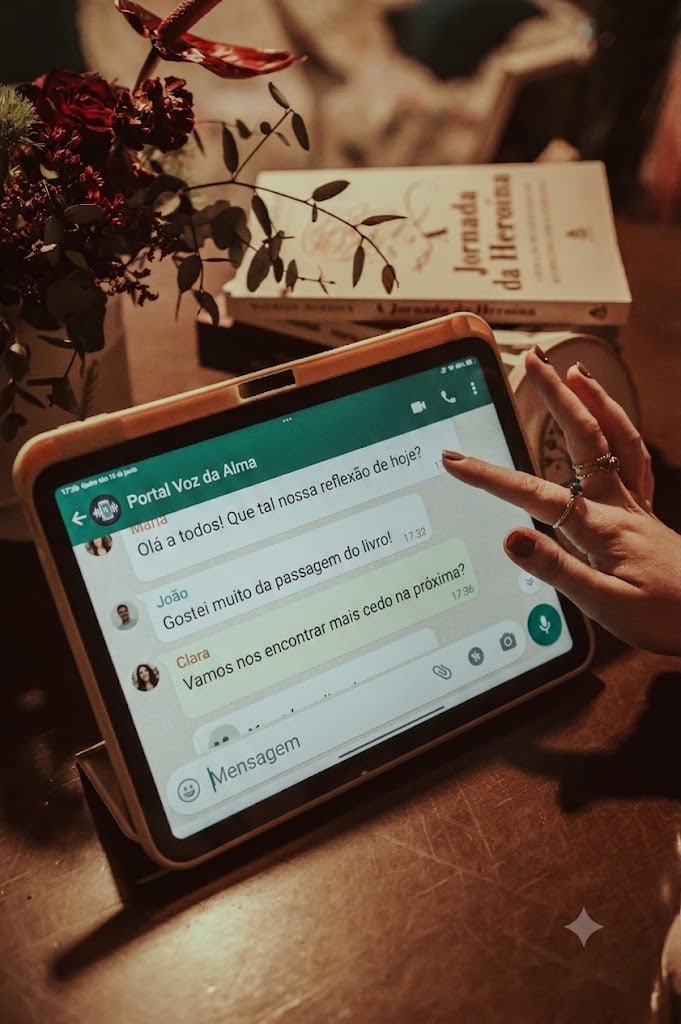 Comunidade no WhatsApp do Portal Voz da Alma