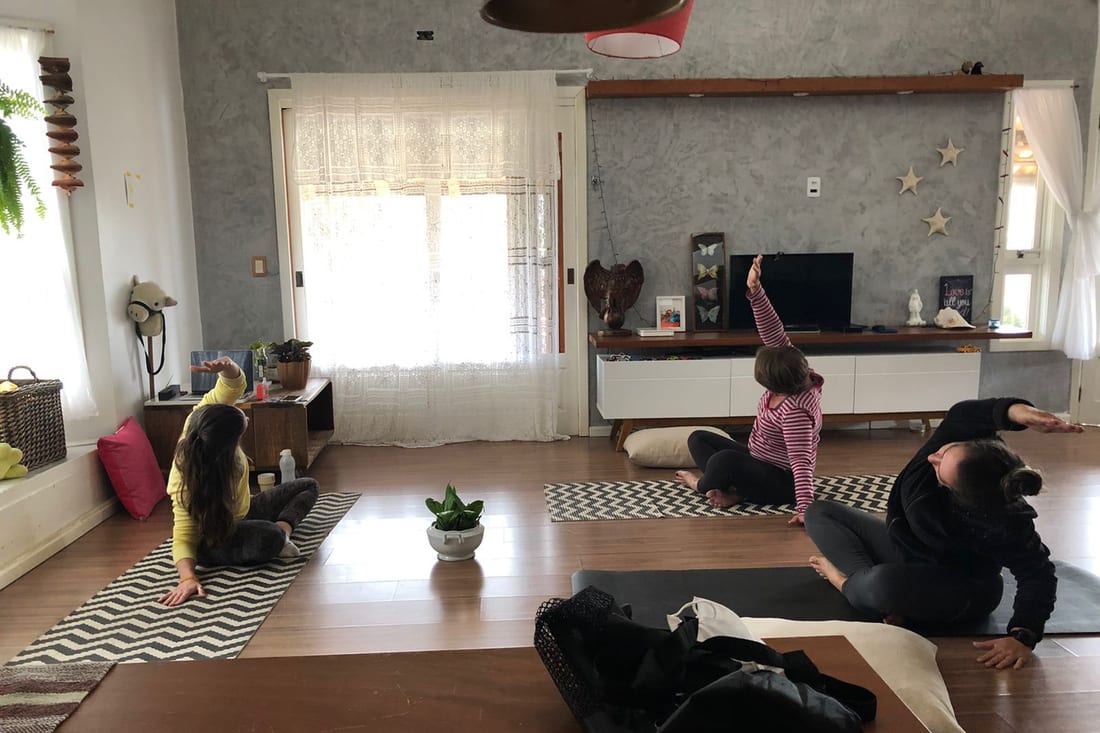 Simoni em um encontro de mulheres